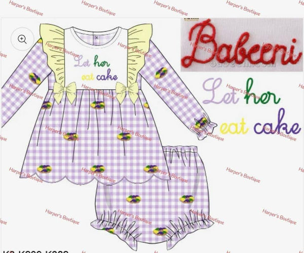 Preorder Let her eat cake set and socks