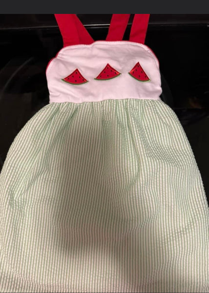 Girls Watermelon dress or bubble❤️